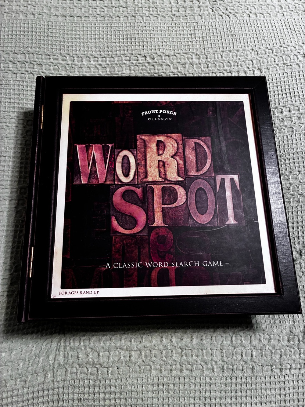 & Other Stories Black and Burgundy 'Word Spot' Decorative Coffee Table Book